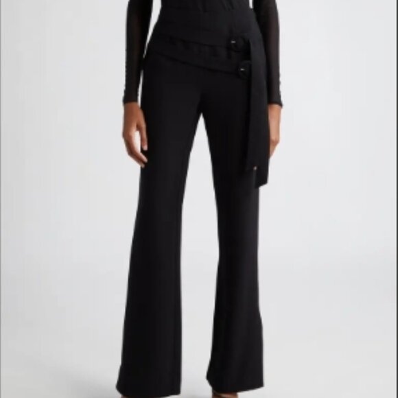 Cinq à Sept Hadlee Belted Wide Leg Pants
